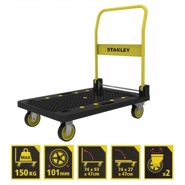 Stanley PC508 Profesyonel Paket Taşıma Arabası 150 kg.