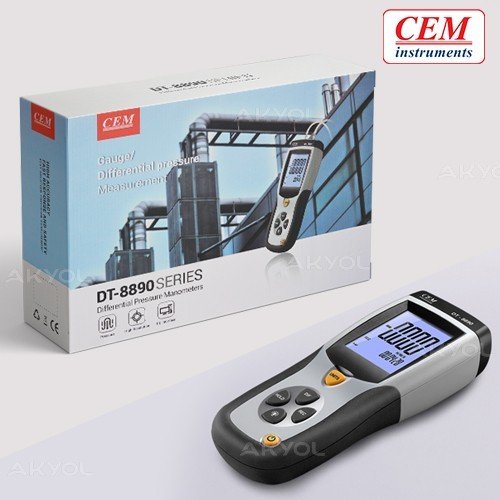 CEM DT8890 Manometre Fark Basınç Ölçer