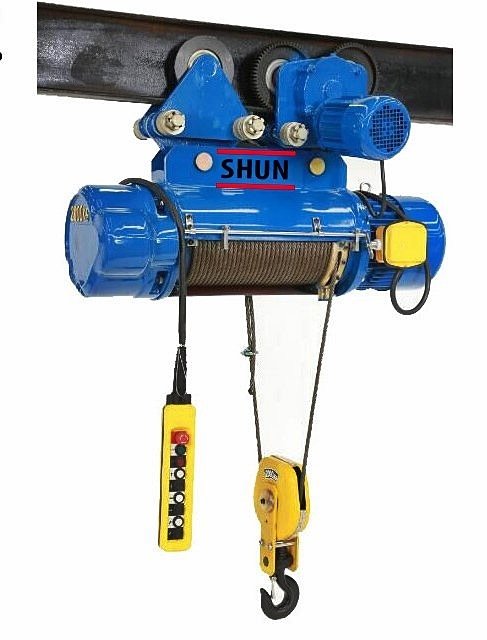 Shun Profesyonel 5 Ton 380V Klavuzlu Monoray Vinç 10 hp