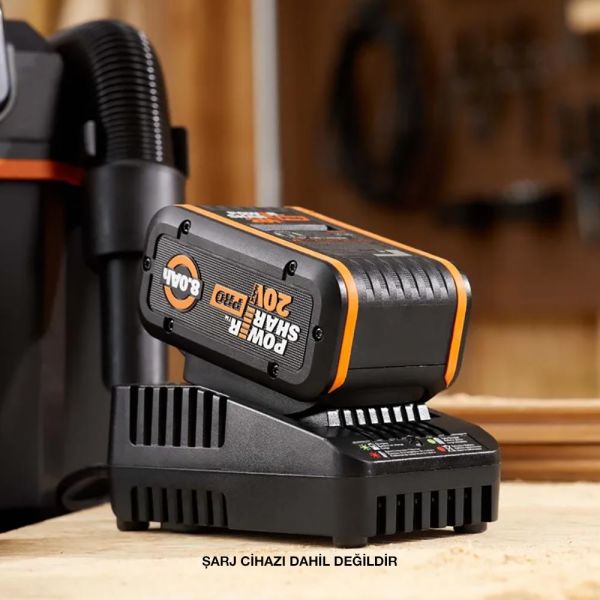 WORX Li-ion Yedek Akü 20Volt 8.0Ah. PowerShare Pro