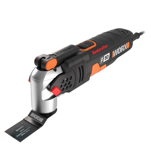 WORX WA4988 Çok Amaçlı Raspalama Makinası İçin 28x40mm Metal, Ahşap, Fiberglas, PVC Universal Kesme Bıçağı