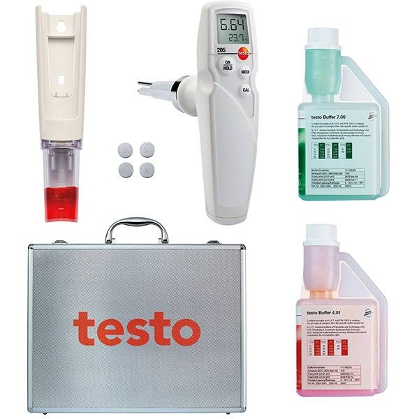 Testo 205 Et Gıda Ph ve Sıcaklık Ölçer - Çantalı Set