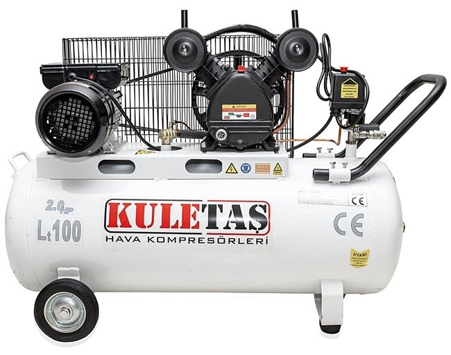 Kuletaş 2 Hp Hava Kompresörü 100 lt. 8 Bar