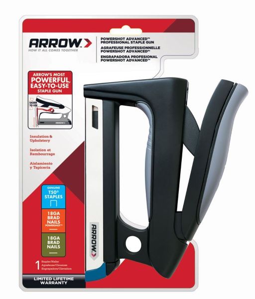 Arrow T50HS Profesyonel Mekanik Zımba ve Çivi Tabancası + 1250 Adet Zımba 6-14mm Zımba - 15mm Çivi