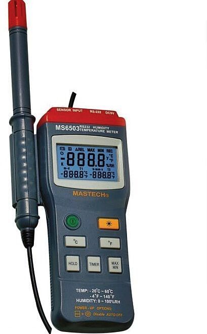 Mastech MS6503 Dijital Nem ve Isı Ölçüm Cihazı