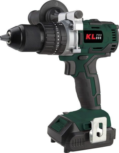 KL PRO KLDM1820B 18Volt/2.0Ah Li-İon Çift Akülü Kömürsüz Profesyonel Darbeli Matkap