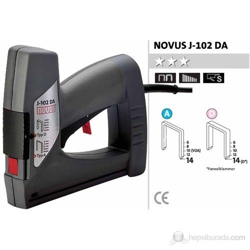 Novus J-102 DA Elektrikli Zımba Makinası 6-14 mm