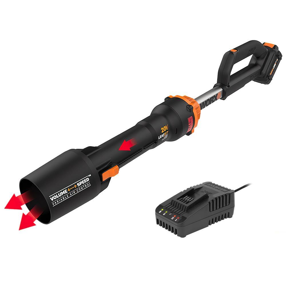 WORX 20Volt 4.0Ah. Li-ion Devir Ayarlı Yaprak Üfleme Makinası