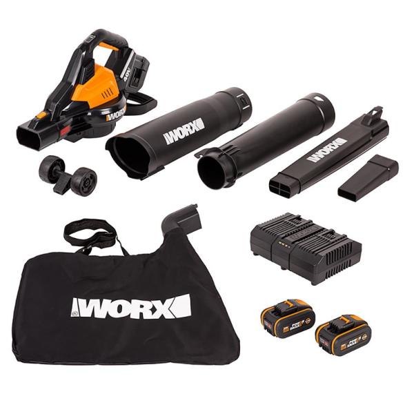 WORX 40Volt 4.0Ah. Li-ion Yaprak Toplama ve Üfleme Makinası