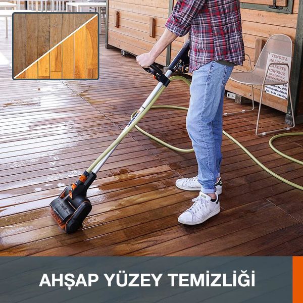 WORX WG441E ile Uyumlu Hassas Yüzeyler İçin 165mm Temizlik Fırçası