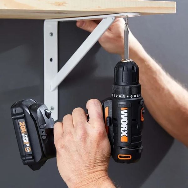 WORX 20Volt/2.0Ah. Li-ion Tek Akülü Profesyonel Şarjlı Matkap