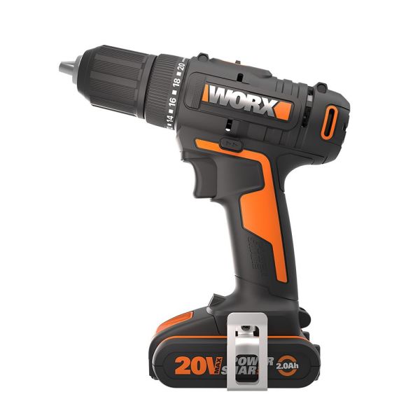 WORX 20Volt/2.0Ah. Li-ion Çift Akülü Profesyonel Şarjlı Matkap