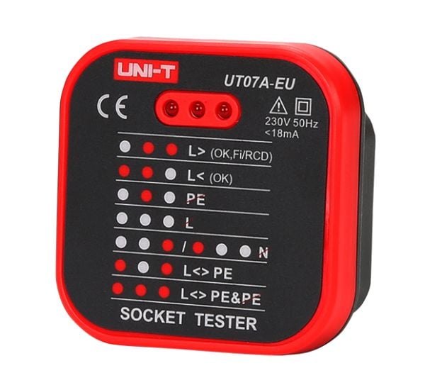 UNI-T UT07A Priz Test Cihazı