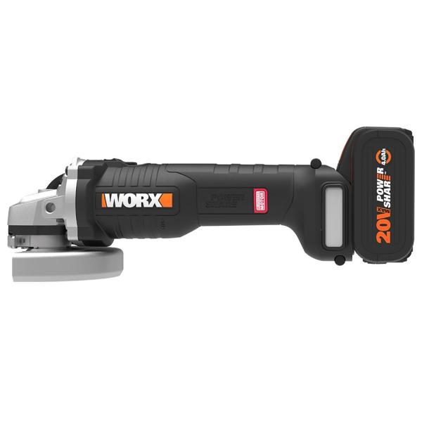 WORX WX812 Tek Akülü Şarjlı Avuç Taşlama 125 mm / 20Volt 4.0Ah.