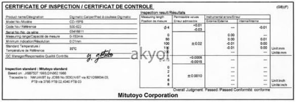 Mitutoyo 500-708-20 Su Geçirmez IP67 Dijital Kumpas-300 mm