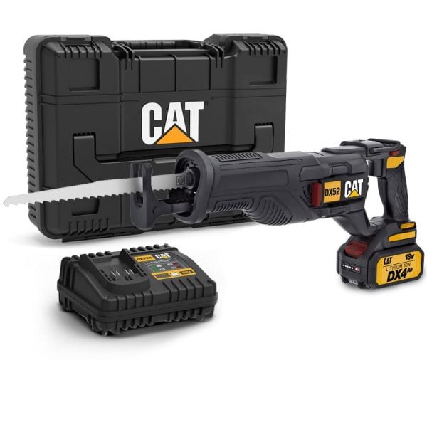 CAT DX52 Akülü Profesyonel Tilki Kuyruğu Testere 18Volt/4.0Ah