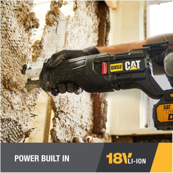 CAT DX52 Akülü Profesyonel Tilki Kuyruğu Testere 18Volt/4.0Ah