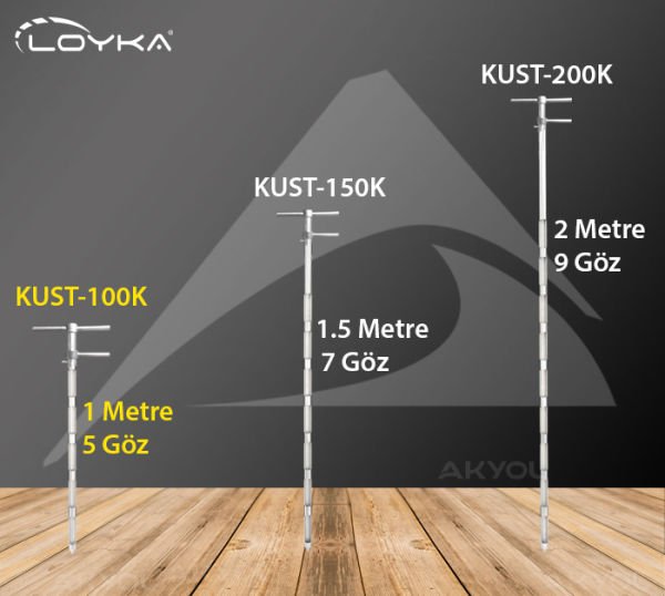 Loyka UST-100K Krom Üstten Boşaltmalı Numune Alma Sondası