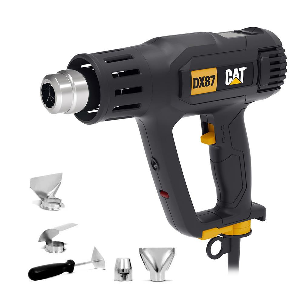 CAT DX87 Dijital Sıcak Hava Tabancası 2000Watt + 5 Adet Aksesuar