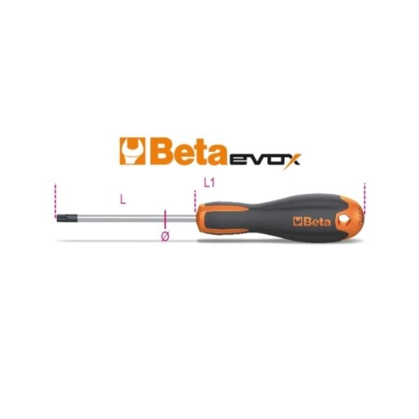 Beta 1207E/TX Torx Tornavida T6