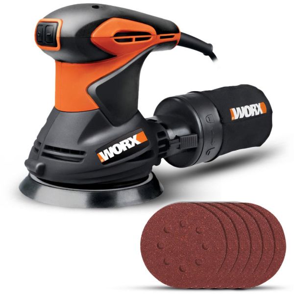 WORX Profesyonel Eksantrik Zımpara 320Watt 125mm