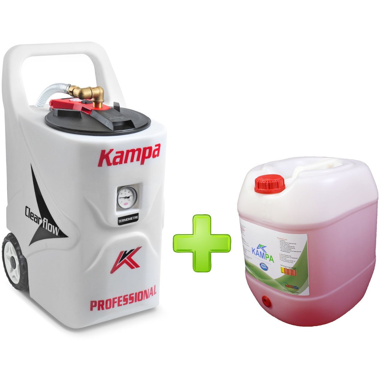 Kampa Pro-2 Petek Temizleme Makinası Rezistanslı + 30 kg. Kimyasal