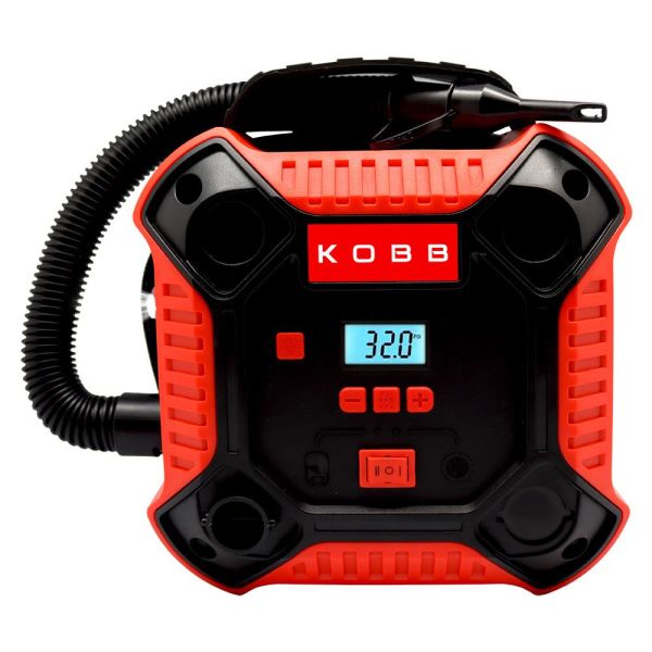 KOBB KB250 160 PSI Dijital Basınç Göstergeli Lastik ve Yatak Şişirme Pompası 12Volt