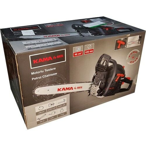 Kama By Reis KMR46 Benzinli Ağaç Kesim Motoru 2.7 Hp 450mm