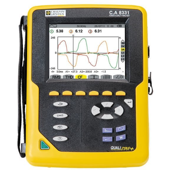 CHAUVIN ARNOUX CA 8331, 3 FAZLI PORTATİF ENERJİ ANALİZÖRÜ-MA193