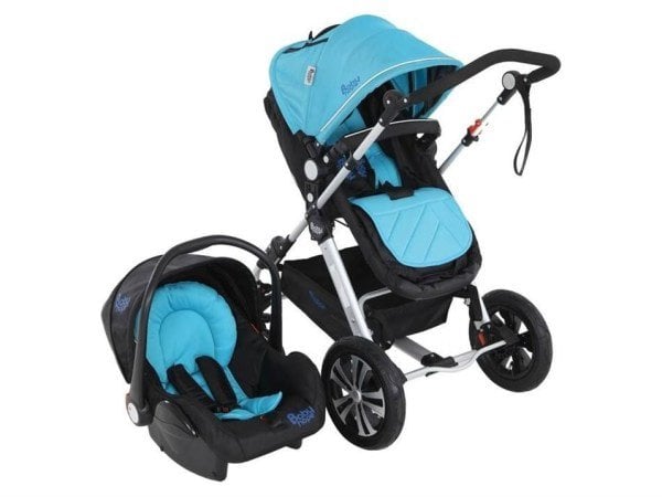 Babyhope BH-3060 Enzo Travel Sistem Bebek Arabası Mavi