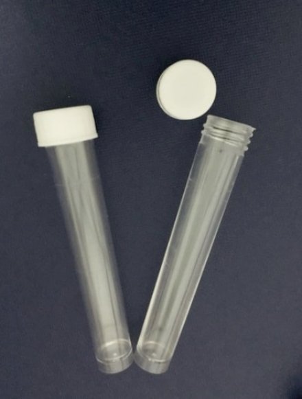 Vida Kapaklı Polistiren Deney Tüpü 10 ml / Screw Capped Polystyrene Assay Tube 10 ml