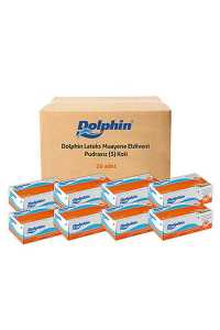 Dolphin Pudrasız Lateks Muayene Eldiveni (Small) - 20 Paket - 1 Koli