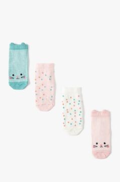 Koton Kız Bebek 4'lü Renkli Çorap Seti