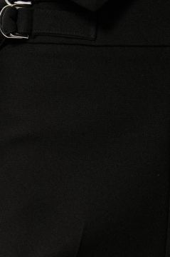 Koton Culotte Pantolon İspanyol Paça Metal Aksesuarlı Yüksek Bel