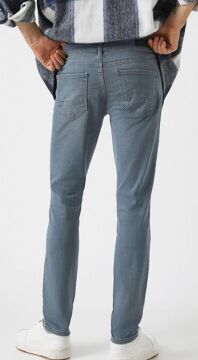 Koton Erkek Skinny Fit Kot Pantolon - Michael Jean