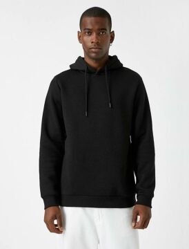 Koton Erkek Basic Kapşonlu Sweatshirt