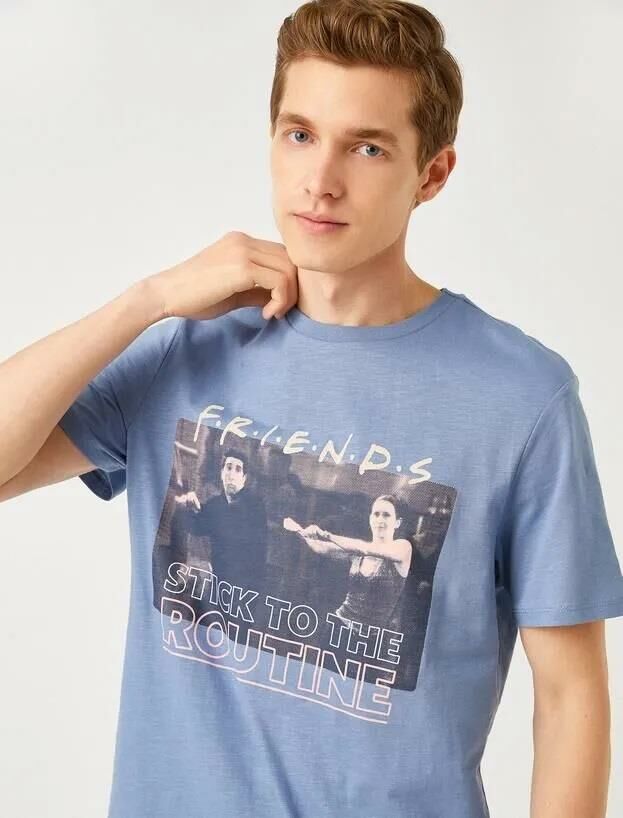 Koton Erkek Friends Lisanslı Baskılı Tişört