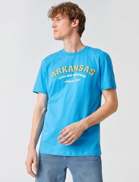 Koton Erkek Arkansas Baskılı Tişört