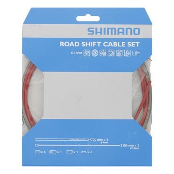 Shimano Vites Kablo Set PTFE Yol Yol PTFE Kırmızı