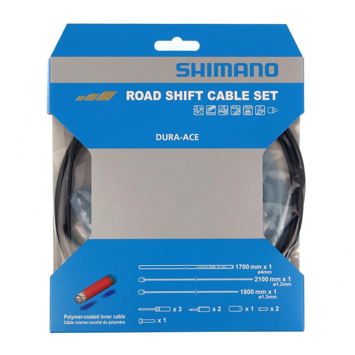 Shimano Vites Kablo Set DURA-ACE 9000 Polymer Kaplama Siyah