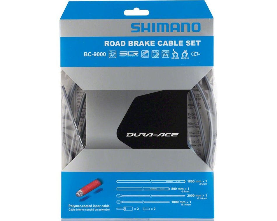 Shimano Fren Kablo Set Dura-Ace BC-9000 Polymer Kaplama Gri