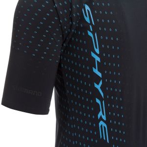 Shimano S-PHYRE Racing Kısa Kollu Forma Siyah/Mavi