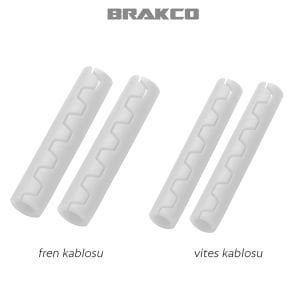 Brakco MBP-49/50 4'lü Kablo Koruma - Beyaz