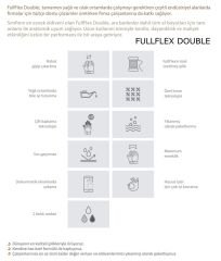 FullFlex DOUBLE 0604 4/4 Kaplı Nitril Eldiven XL - 0604
