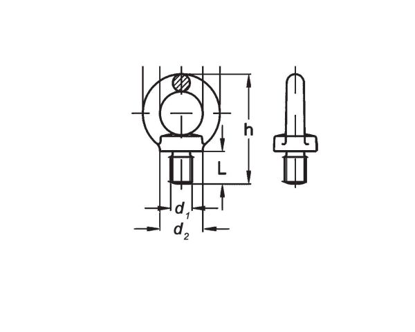 Aybolt Erkek 12 mm  DIN 580