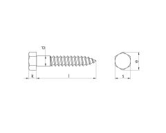 M6x100 Trifon Vida DIN 571