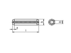 5x26 mm Yarıklı Pim DIN 1481