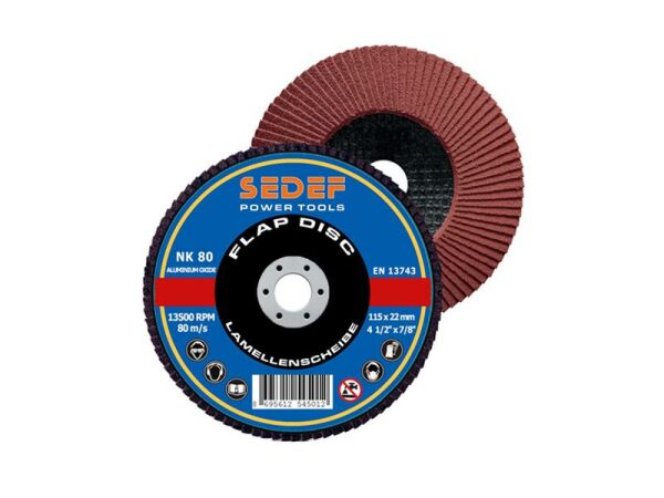 SEDEF Flap Disk NK 115x22 mm 80 Kum