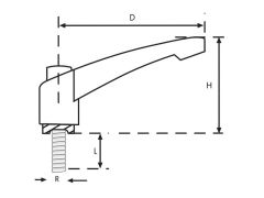 Metal Sustalı Kol Civatalı Çap80 M8x30