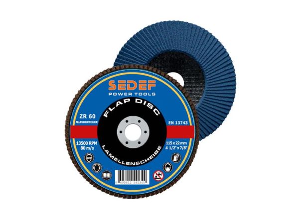 SEDEF Flap Disk ZR 125x22 mm 60 Kum